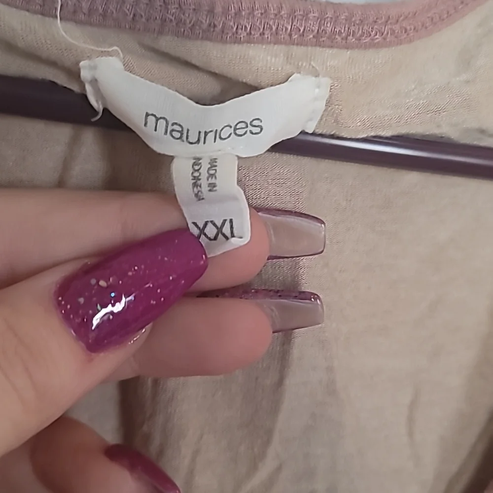 Maurices XXL rose lace tank - Picture 4 of 5